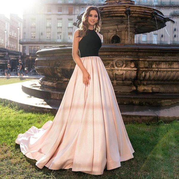 party dresses fdhaolu elegant a-line 2021 evening dress halter neck sleeveless velour gown draped long prom, White;black
party dresses fdhaolu elegant a-line 2021 evening dress halter neck sleeveless velour gown draped long prom, White;black