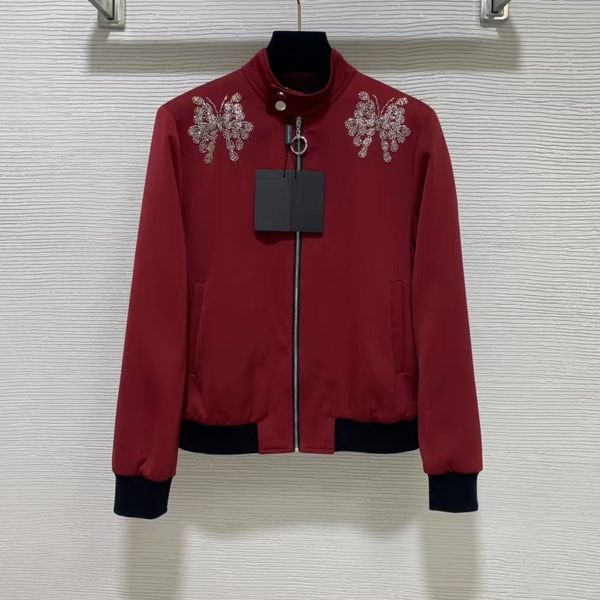 milan runway jackets 2021 autumn winter stand collar long sleeve beading women's designer coats brand same style outerwear 1019-1, Black;brown
milan runway jackets 2021 autumn winter stand collar long sleeve beading women's designer coats brand same style outerwear 1019-1, Black;brown