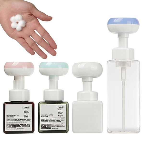 liquid soap dispenser bottle foaming lotions refillable flower pump head shampoo cosmetic empty 250ml
liquid soap dispenser bottle foaming lotions refillable flower pump head shampoo cosmetic empty 250ml