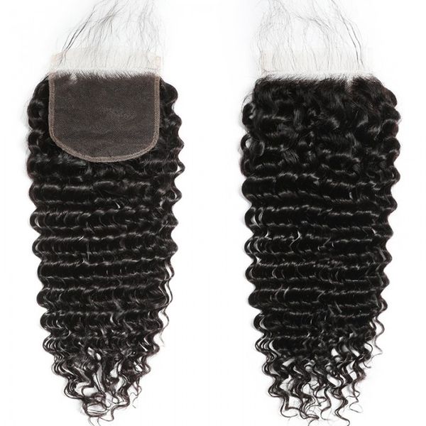 hd lace closure deep wave natural brazilian virgin human hair 5x5 swiss lace closures with baby hair part curly bleached knots, Black
hd lace closure deep wave natural brazilian virgin human hair 5x5 swiss lace closures with baby hair part curly bleached knots, Black