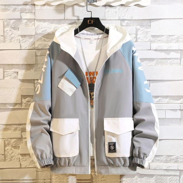 men's jackets #7040 spring autumn multi-pockets casual jacket men harajuku streetwear hooded coats slim hip hop spliced color, Black;brown
men's jackets #7040 spring autumn multi-pockets casual jacket men harajuku streetwear hooded coats slim hip hop spliced color, Black;brown