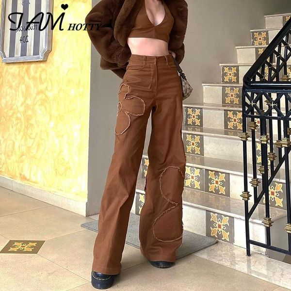 women's jeans y2k brown flower patchwork fashion women korean streetwear mom denim 90s aesthetic oversize wide trouser iamty, Blue
women's jeans y2k brown flower patchwork fashion women korean streetwear mom denim 90s aesthetic oversize wide trouser iamty, Blue