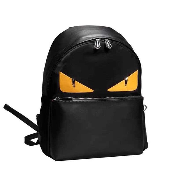 new monster backpack and women's casual nylon cloth devil yellow eye schoolbag shoulder bag zly
new monster backpack and women's casual nylon cloth devil yellow eye schoolbag shoulder bag zly