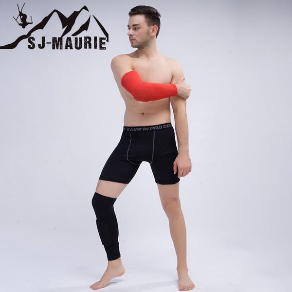 pc honeycomb sports safety pad breathable football basketball leg elastic wraps brace protection arm & warmers, Black
pc honeycomb sports safety pad breathable football basketball leg elastic wraps brace protection arm & warmers, Black