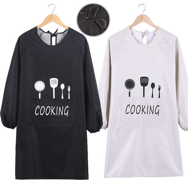 long sleeve waterproof oil-proof men women apron kitchen bib chef bbq cooking baking restaurant apron with pockets
long sleeve waterproof oil-proof men women apron kitchen bib chef bbq cooking baking restaurant apron with pockets