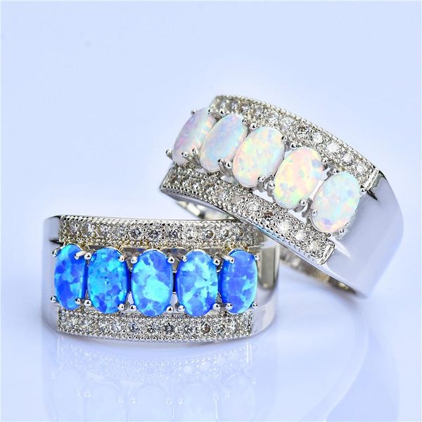 wedding rings luxe style oval stone blue white fire opal for women men 10kt gold engagement couple ring zircon female male jewelry, Slivery;golden
wedding rings luxe style oval stone blue white fire opal for women men 10kt gold engagement couple ring zircon female male jewelry, Slivery;golden