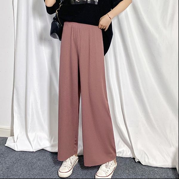 high waist loose womens women capri wide leg pants ice summer soft comfort trousers female casual fashion solid long, Black;white
high waist loose womens women capri wide leg pants ice summer soft comfort trousers female casual fashion solid long, Black;white