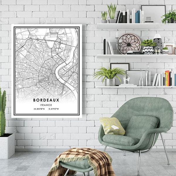 paintings modern black white bordeaux city maps canvas poster print wall art pictures home decor cuadros
paintings modern black white bordeaux city maps canvas poster print wall art pictures home decor cuadros