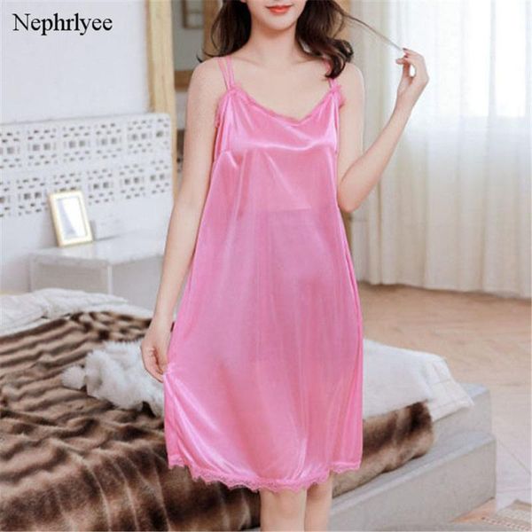 summer spaghetti strap night dress women sleepwear female satin nightgown nighties sleeveless nightwear slp144 women's, Black;red
summer spaghetti strap night dress women sleepwear female satin nightgown nighties sleeveless nightwear slp144 women's, Black;red