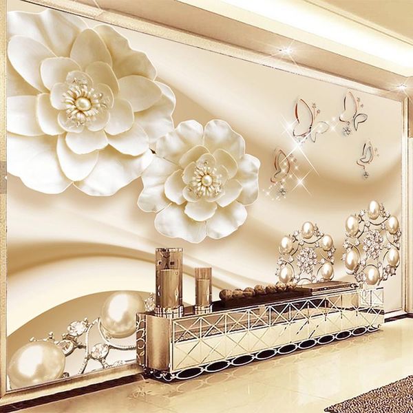 wallpapers custom po wallpaper 3d stereo jewelry butterfly flowers murals living room tv sofa background wall cloth waterproof
wallpapers custom po wallpaper 3d stereo jewelry butterfly flowers murals living room tv sofa background wall cloth waterproof