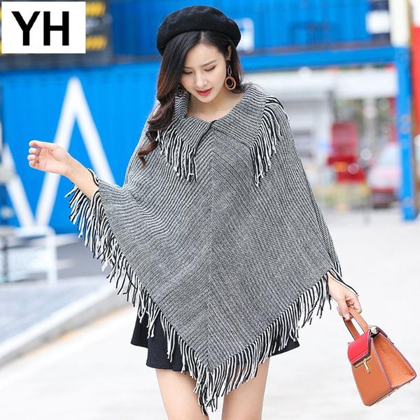 scarves women casual loose knitted tassel poncho shawls lady fashion pashmina spring autumn striped scarf, Blue;gray
scarves women casual loose knitted tassel poncho shawls lady fashion pashmina spring autumn striped scarf, Blue;gray
