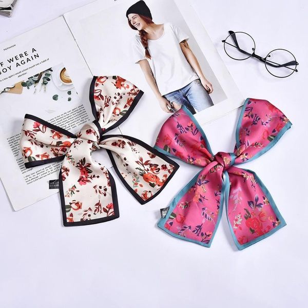 scarves luxury silk scarf women long print hijab hair band small neck handle bag ribbons fashion, Blue;gray
scarves luxury silk scarf women long print hijab hair band small neck handle bag ribbons fashion, Blue;gray