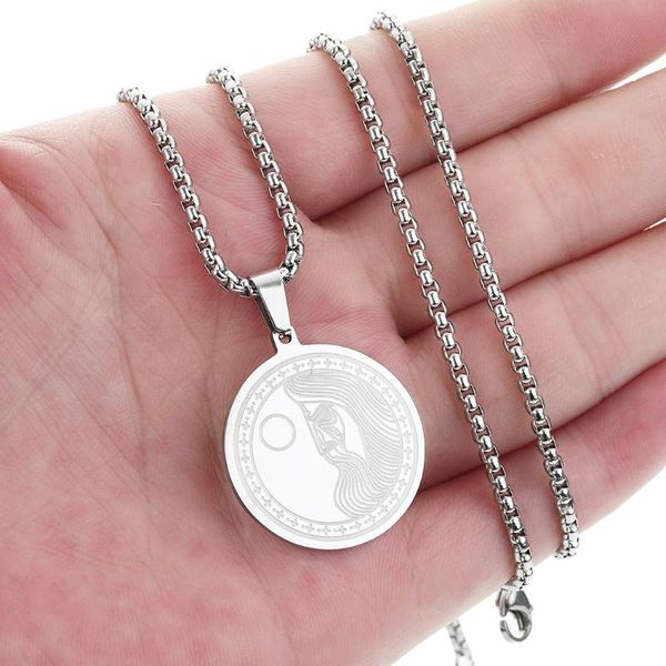 pendant necklaces chengxun sun odin amulet necklace women men viking chain nordic mythology charm talisman jewelry gift, Silver
pendant necklaces chengxun sun odin amulet necklace women men viking chain nordic mythology charm talisman jewelry gift, Silver