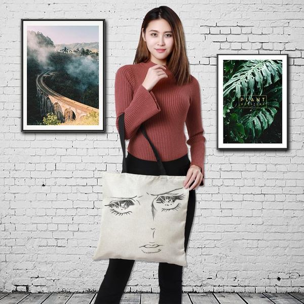 shopping bags customization cheek painting bag women large linen handbag shoulder cloth pouch travel make-up
shopping bags customization cheek painting bag women large linen handbag shoulder cloth pouch travel make-up