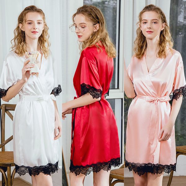 pajamas silk nightgown ladies spring and summer ice silk home nightgown wp1361, Black;red
pajamas silk nightgown ladies spring and summer ice silk home nightgown wp1361, Black;red