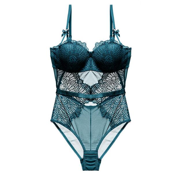 bodysuit women lingerie lace push up balconette bra bow decoration underwire peacock feather hollow out back shaper women's shapers, Black;white
bodysuit women lingerie lace push up balconette bra bow decoration underwire peacock feather hollow out back shaper women's shapers, Black;white