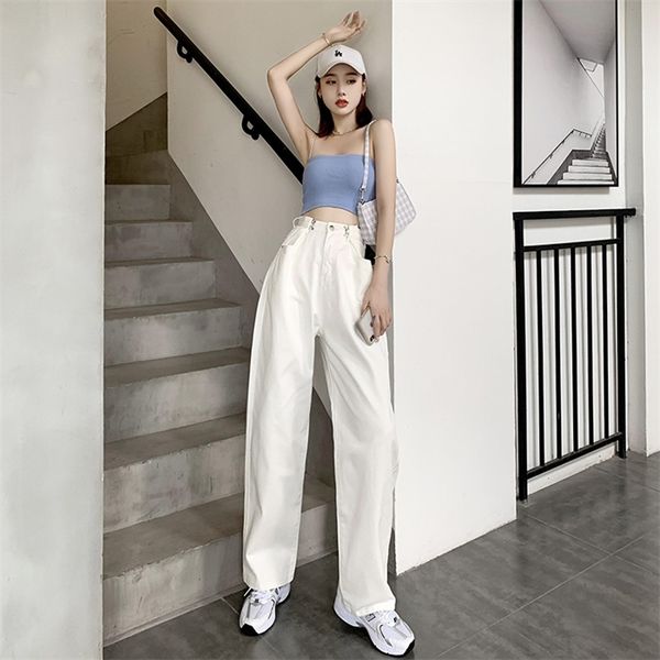 guuzyuviz white pant jean women wide leg summer high waits adjustable denim pants trouser jeans women korean loose casual, Blue
guuzyuviz white pant jean women wide leg summer high waits adjustable denim pants trouser jeans women korean loose casual, Blue
