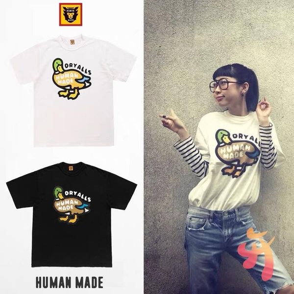 men's t-shirts women's clothes human made t-shirt yellow duck pattern short-sleeved oversize casual loose tee, White;black
men's t-shirts women's clothes human made t-shirt yellow duck pattern short-sleeved oversize casual loose tee, White;black