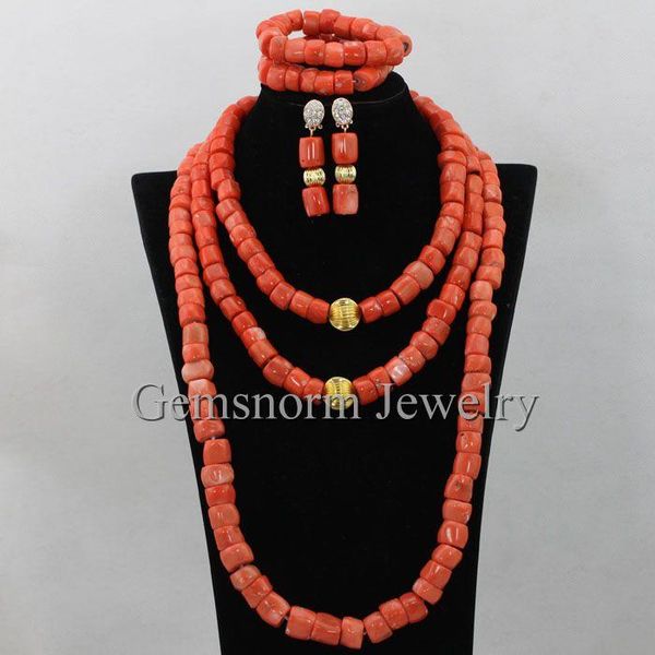 earrings & necklace luxury african big coral beads jewelry set traditional nigerian wedding party for brides cnr382, Silver
earrings & necklace luxury african big coral beads jewelry set traditional nigerian wedding party for brides cnr382, Silver