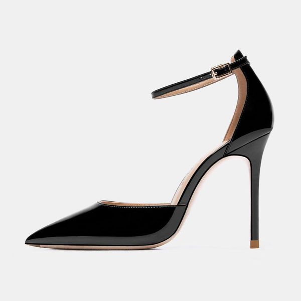 dress shoes 2021 summer thin high heels women's fashion patent leather wedding party elegant 0ffice sandals 8cm, Black
dress shoes 2021 summer thin high heels women's fashion patent leather wedding party elegant 0ffice sandals 8cm, Black