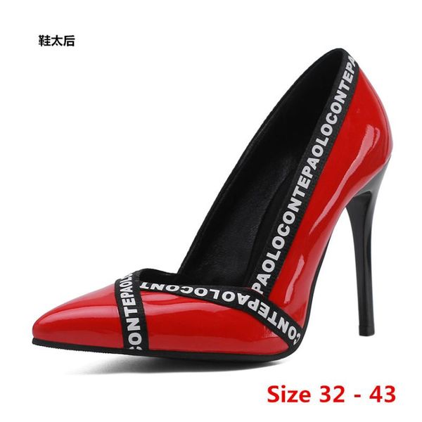 dress shoes stiletto women pumps jelly high heel party wedding concise office heels small big size 32 - 43, Black
dress shoes stiletto women pumps jelly high heel party wedding concise office heels small big size 32 - 43, Black