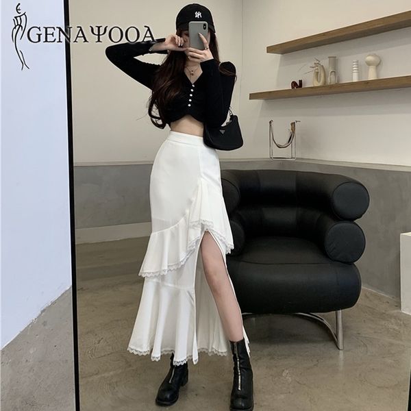 genayooa autumn korean slim white high waist harajuku casual maxi a-line vintage skirt 210417, Black
genayooa autumn korean slim white high waist harajuku casual maxi a-line vintage skirt 210417, Black