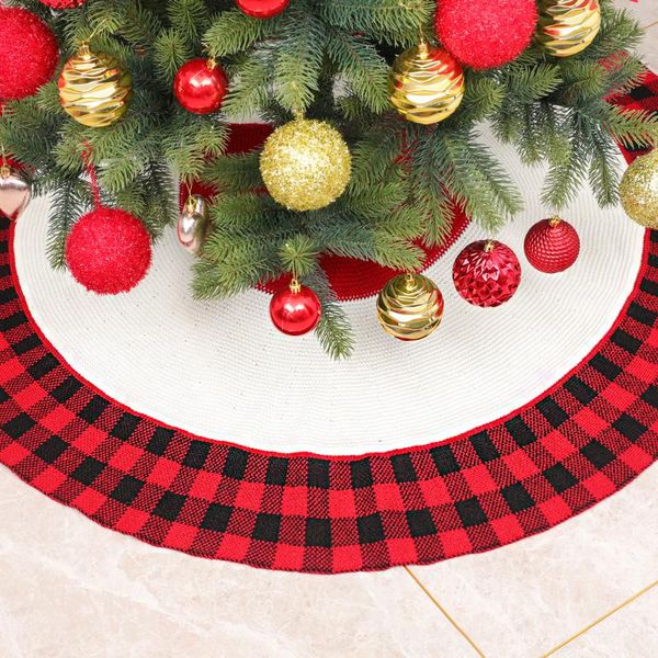 christmas decorations product decoration knitted red black grid skirt acrylic high-end tree apron
christmas decorations product decoration knitted red black grid skirt acrylic high-end tree apron