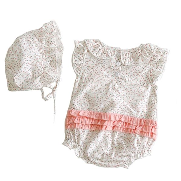 summer cute floral cotton romper hat two-piece children's sleeveless jumpsuit baby clothing 210417, Blue
summer cute floral cotton romper hat two-piece children's sleeveless jumpsuit baby clothing 210417, Blue