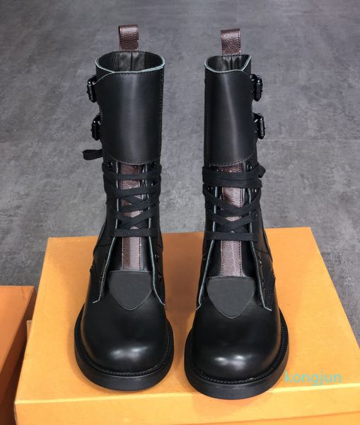 designer- womens boots combat boots ankle boots calfskin leather and canvas flat shoes, Black
designer- womens boots combat boots ankle boots calfskin leather and canvas flat shoes, Black