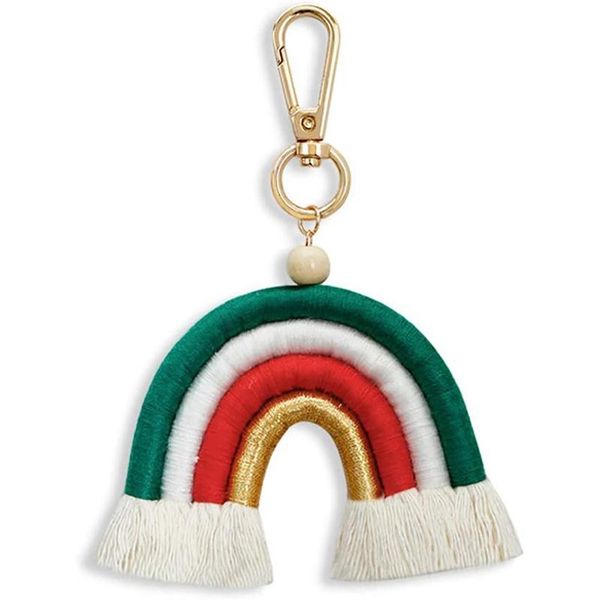 decorative objects & figurines rainbow keychain braided rope tassel for women girls bag charm pendant (random color)
decorative objects & figurines rainbow keychain braided rope tassel for women girls bag charm pendant (random color)
