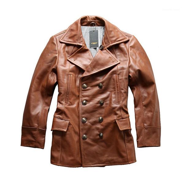 description a1730 read asian size super quality excellent cow leather winter jacket men's classic cowhide pea coat & faux, Black
description a1730 read asian size super quality excellent cow leather winter jacket men's classic cowhide pea coat & faux, Black