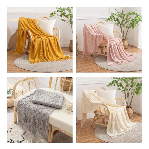 blankets 1x knitted blanket office air conditioning sofa cover bed end nappy napping blankets/130cm*150+25 tassel travel
blankets 1x knitted blanket office air conditioning sofa cover bed end nappy napping blankets/130cm*150+25 tassel travel