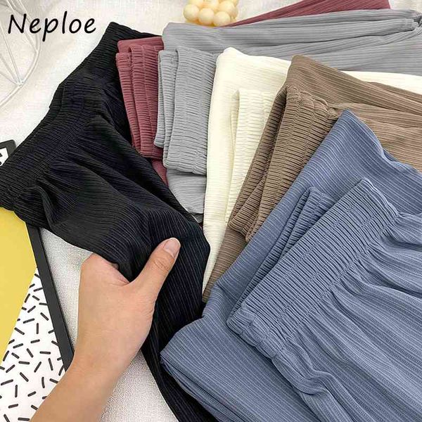 neploe high waist hip straight pantalones mujer spring summer elastic pit trousers simple fashion candy color trousers 210510, Black;white
neploe high waist hip straight pantalones mujer spring summer elastic pit trousers simple fashion candy color trousers 210510, Black;white