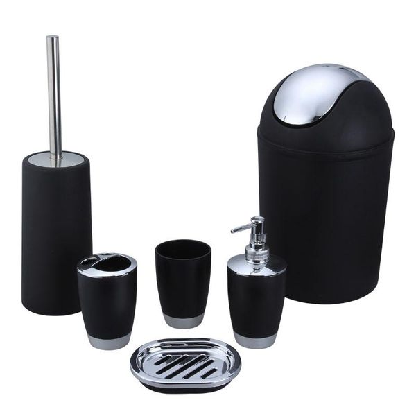 bathroom accessory set soap dish dispenser bin tumbler toothbrush holder 6 piece bath
bathroom accessory set soap dish dispenser bin tumbler toothbrush holder 6 piece bath