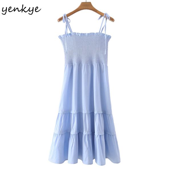 blue striped sling dress sweet women sleeveless knee length elegant summer vestido 210430, Black;gray
blue striped sling dress sweet women sleeveless knee length elegant summer vestido 210430, Black;gray