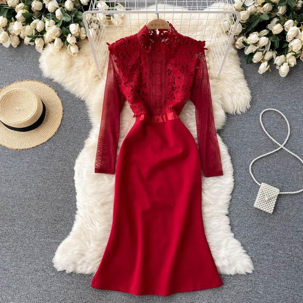 casual dresses autumn self portrait women red lace embroidery patchwork runway dress sweet office work slim bodycon, Black;gray
casual dresses autumn self portrait women red lace embroidery patchwork runway dress sweet office work slim bodycon, Black;gray