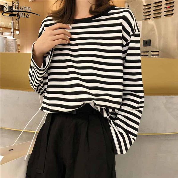 early autumn long sleeve striped women blouses preppy solid o-neck casual cotton shirts plus size loose blouse blusas 11749 women's &, White
early autumn long sleeve striped women blouses preppy solid o-neck casual cotton shirts plus size loose blouse blusas 11749 women's &, White