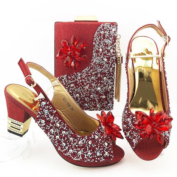 dress shoes italian and bags to match red color decorated with rhinestone nigerian women party set d200505-7, Black
dress shoes italian and bags to match red color decorated with rhinestone nigerian women party set d200505-7, Black