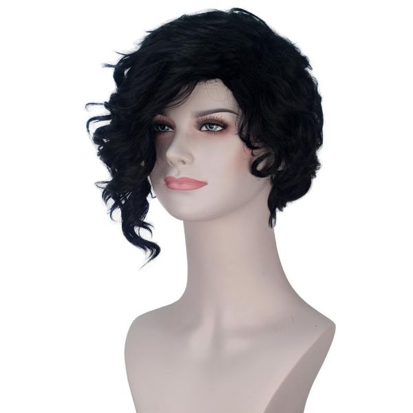 other event & party supplies short curly bob wigs with long bang for halloween cosplay synthetic hair
other event & party supplies short curly bob wigs with long bang for halloween cosplay synthetic hair