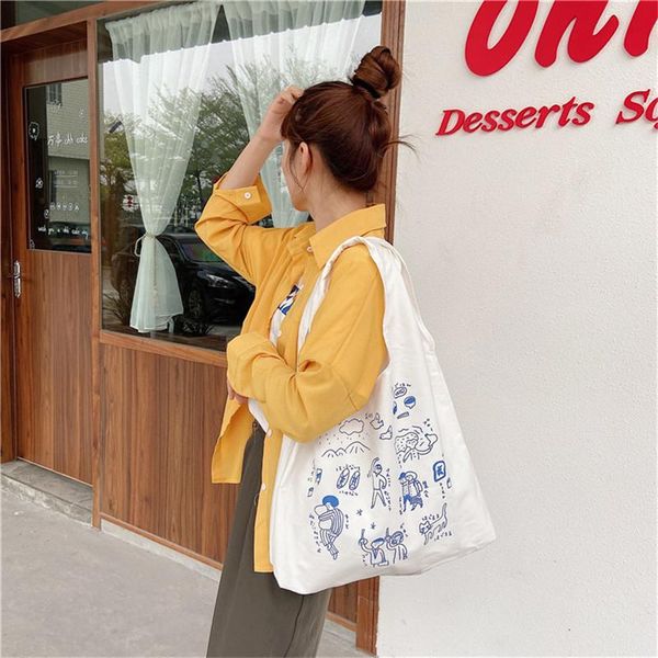 canvas cartoon fruit shopping bags girls casual hand bag women easy take foldable life
canvas cartoon fruit shopping bags girls casual hand bag women easy take foldable life