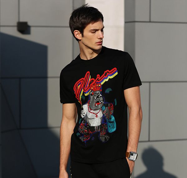 pink paradise plein t-shirts brand designer rhinestone skull men t shirts classical hip hop streetwear tshirt casual tees fszw591002, White;black
pink paradise plein t-shirts brand designer rhinestone skull men t shirts classical hip hop streetwear tshirt casual tees fszw591002, White;black