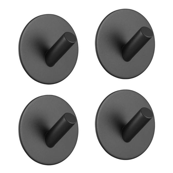 robe hooks 4pcs stainless steel hook black silver towel self adhesive wall hanger kitchen bathroom accessories
robe hooks 4pcs stainless steel hook black silver towel self adhesive wall hanger kitchen bathroom accessories