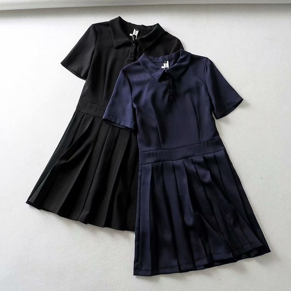 design clothing women's new tennis girl polo shirt short sleeve high waist pleated dress short skirt, Black;gray
design clothing women's new tennis girl polo shirt short sleeve high waist pleated dress short skirt, Black;gray