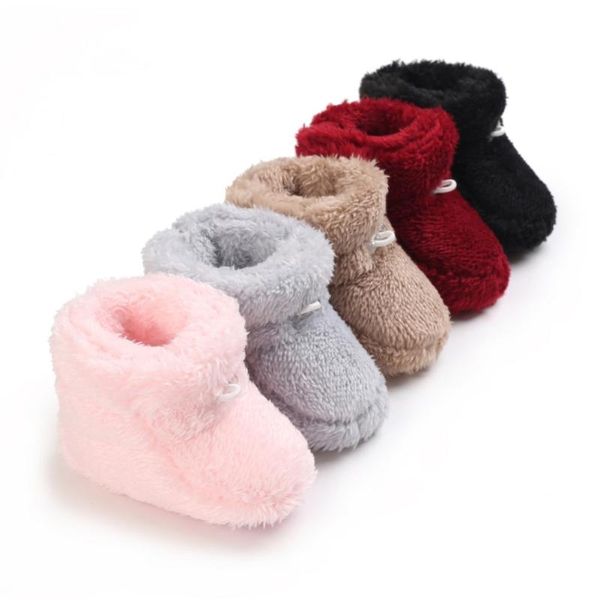 boots born toddler warm fuzzy winter baby first walkers girls boys shoes snow booties 0-18m, Black;grey
boots born toddler warm fuzzy winter baby first walkers girls boys shoes snow booties 0-18m, Black;grey