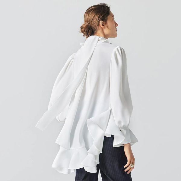 women's blouses & shirts superaen design solid white ruffles scarf collar petal sleeve office lady womens blouse
women's blouses & shirts superaen design solid white ruffles scarf collar petal sleeve office lady womens blouse