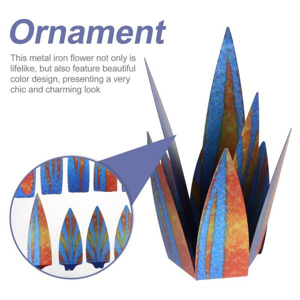 set simulation metal flower ornament home garden patio lawn art decoration decorations
set simulation metal flower ornament home garden patio lawn art decoration decorations