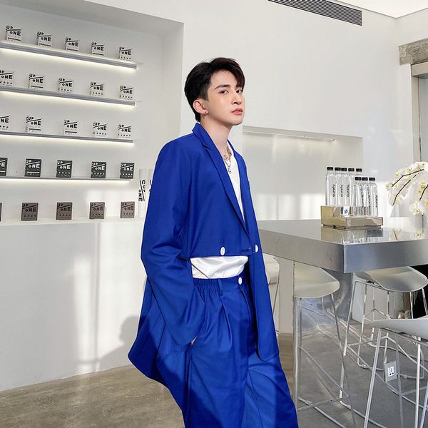 Men's Pants EWQ / wear sapphire blue toursers design fashion autumn all-match casual half leastic waist stright 9Y3935 8IWD, Black
Men's Pants EWQ / wear sapphire blue toursers design fashion autumn all-match casual half leastic waist stright 9Y3935 8IWD, Black