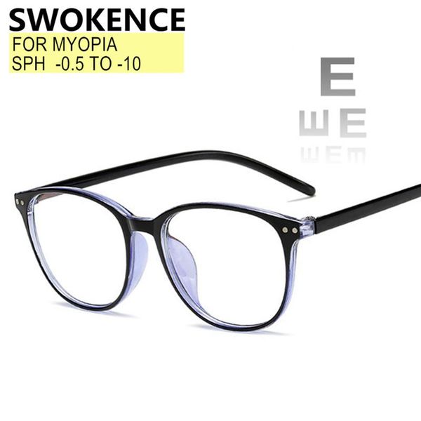sunglasses swokence myopia glasses prescription -0.5 to -10 women men anti blue light nearsighted spectacles chameleon lens eyeglasses f050, White;black
sunglasses swokence myopia glasses prescription -0.5 to -10 women men anti blue light nearsighted spectacles chameleon lens eyeglasses f050, White;black