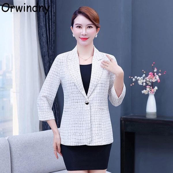 women's suits & blazers orwindny office lady blazer one button slim fashion suit jacket women plus size 5xl autumn and clothing print c, White;black
women's suits & blazers orwindny office lady blazer one button slim fashion suit jacket women plus size 5xl autumn and clothing print c, White;black