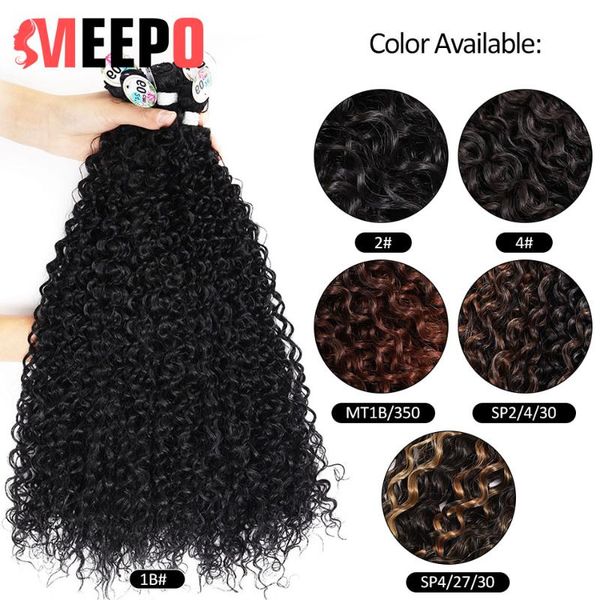 meepo hair synthetic curly bundles 6pcs/pack drak brown 70cm long weave for women human ponytails, Black
meepo hair synthetic curly bundles 6pcs/pack drak brown 70cm long weave for women human ponytails, Black